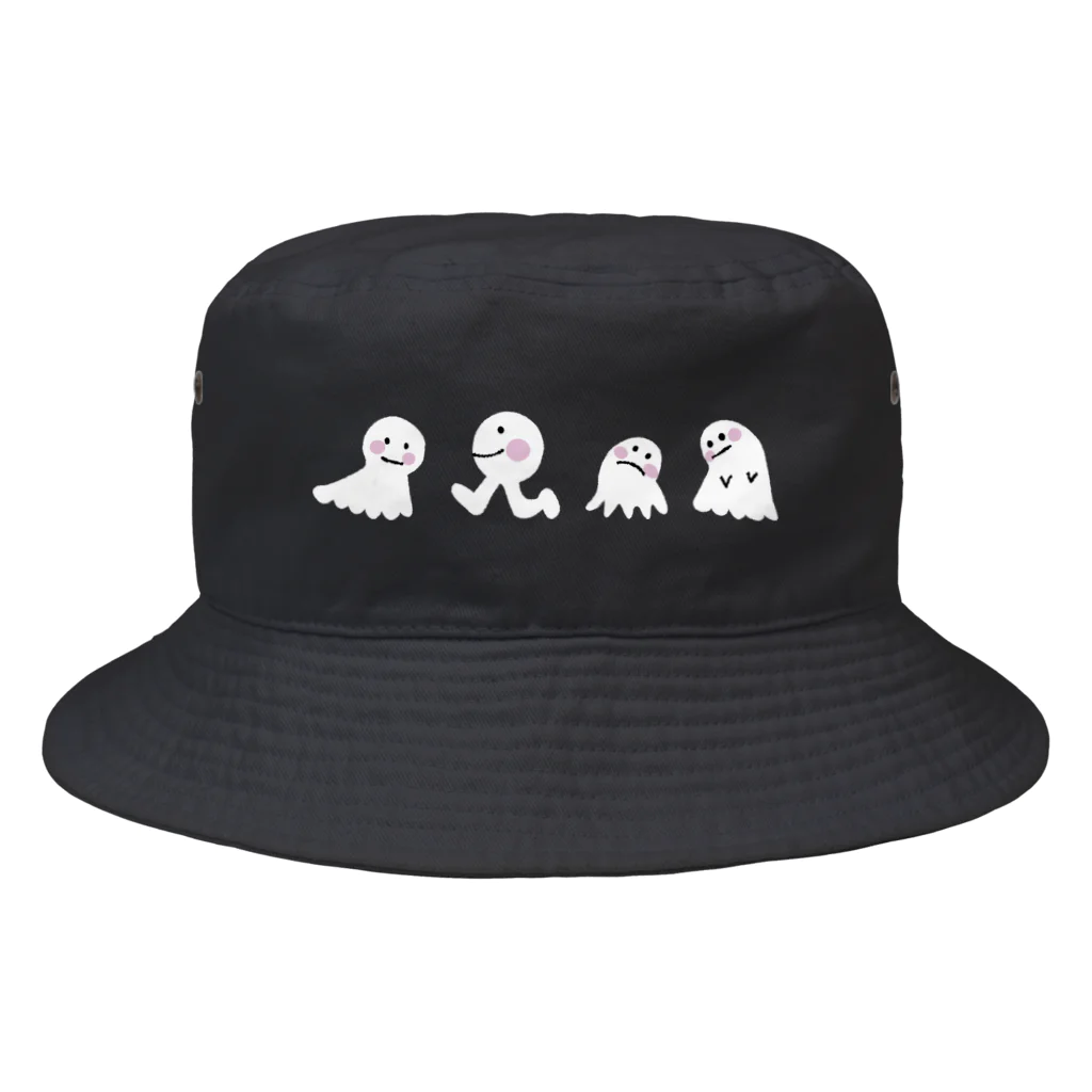 Drecome_Designのお化け?達【白】 Bucket Hat