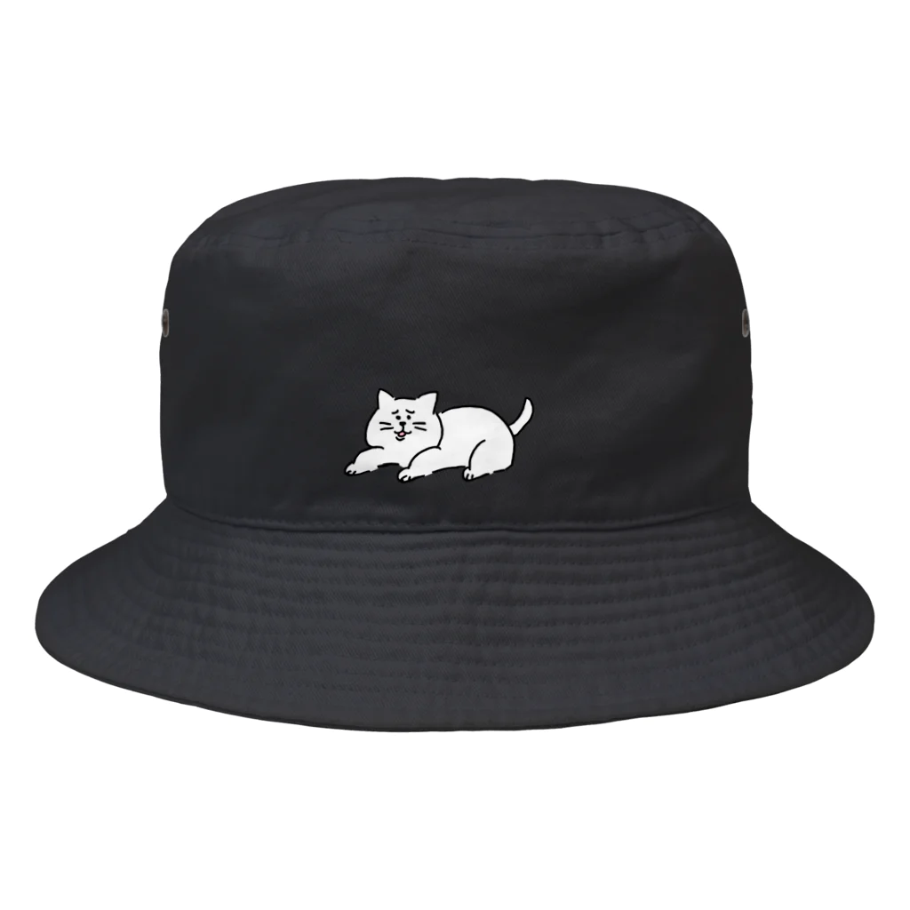 にこみもちのやつの苦笑い猫 Bucket Hat