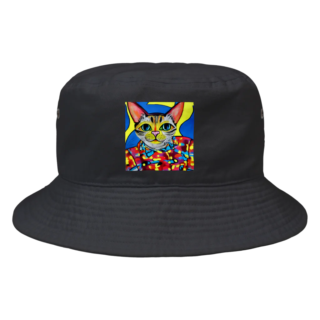 miehayashi1984のファンキーcat Bucket Hat