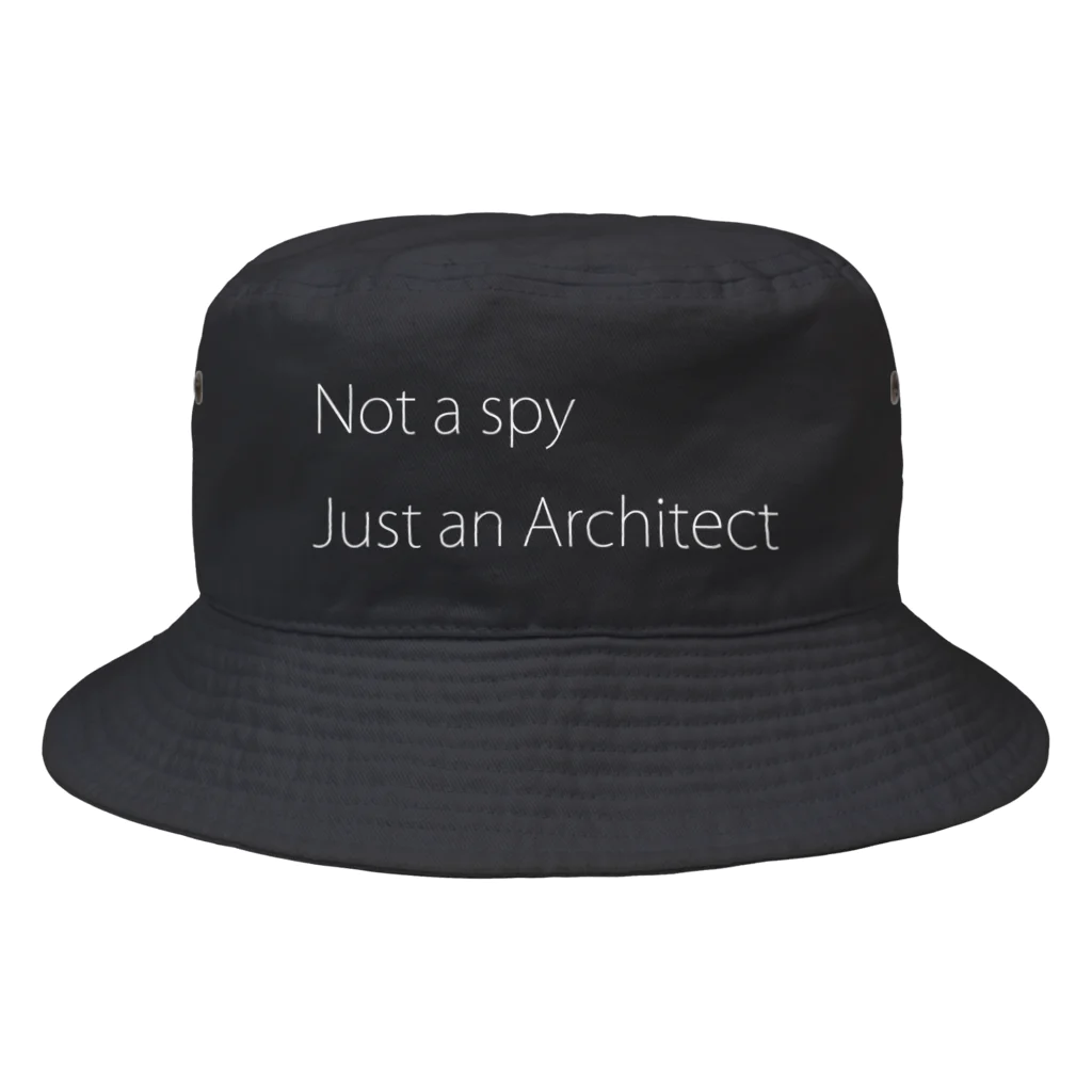 Architeture is dead.のスパイではありません ただの建築家です Bucket Hat