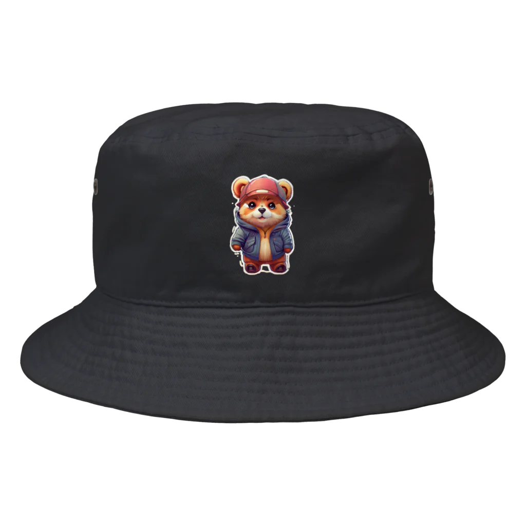 Kindle大先生のファンキーベアー Bucket Hat