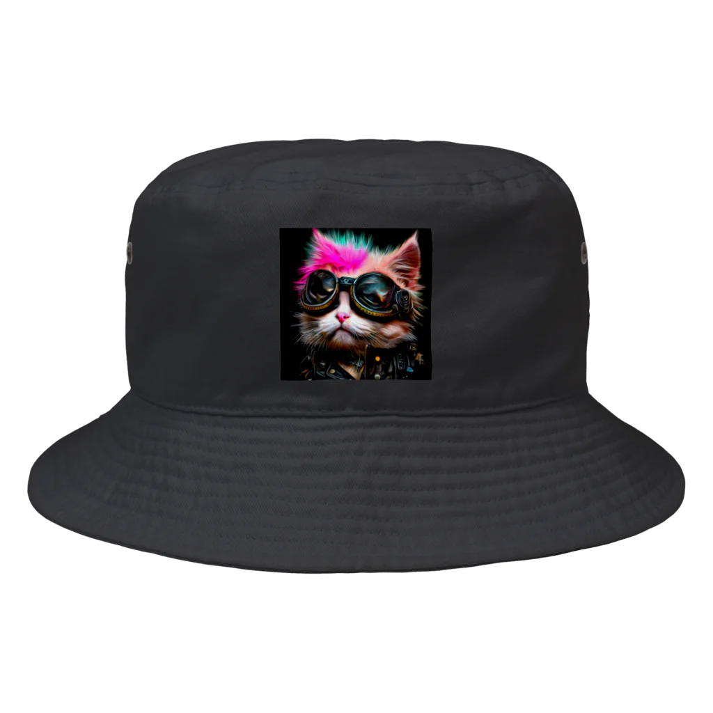 Riere Design StudioのPerfectly Punk Cats Bucket Hat