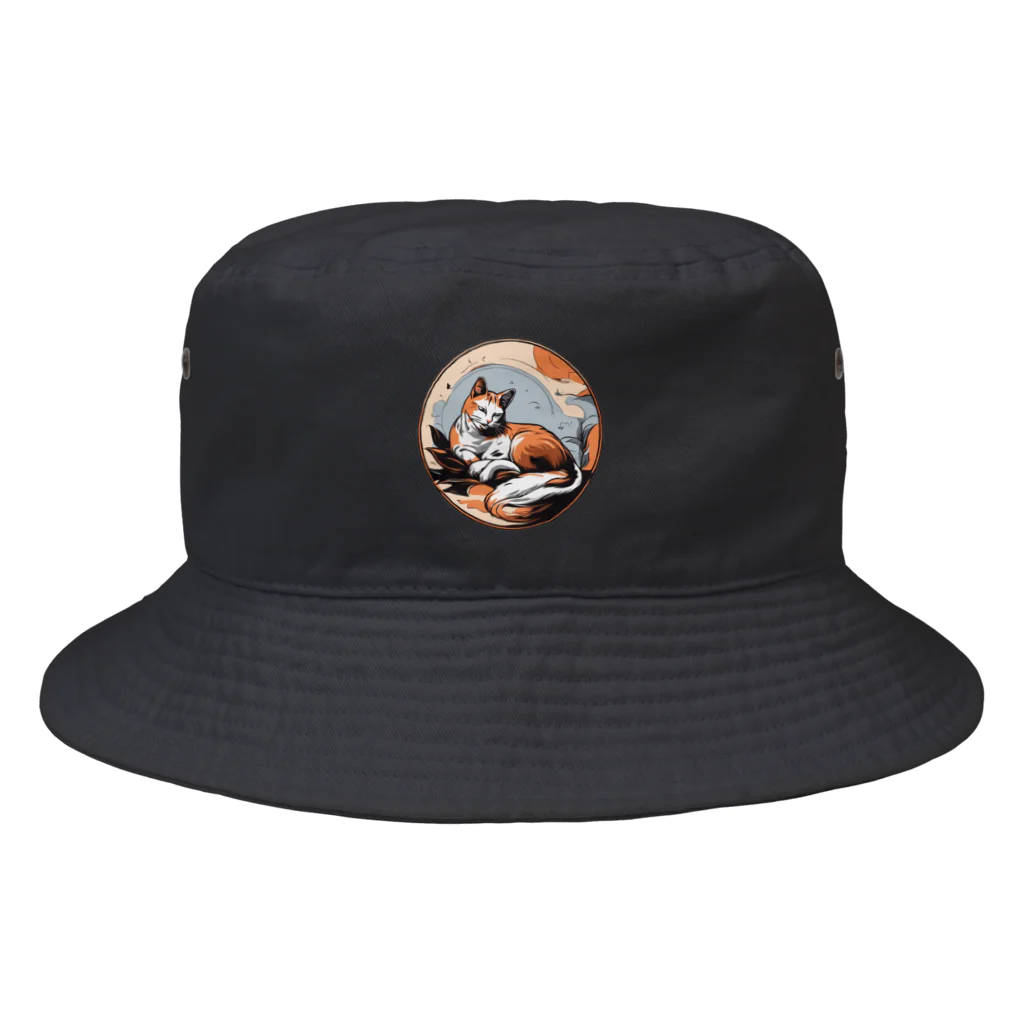 Eijrhvnhエイレーネのエイレーネ　ねこ Bucket Hat