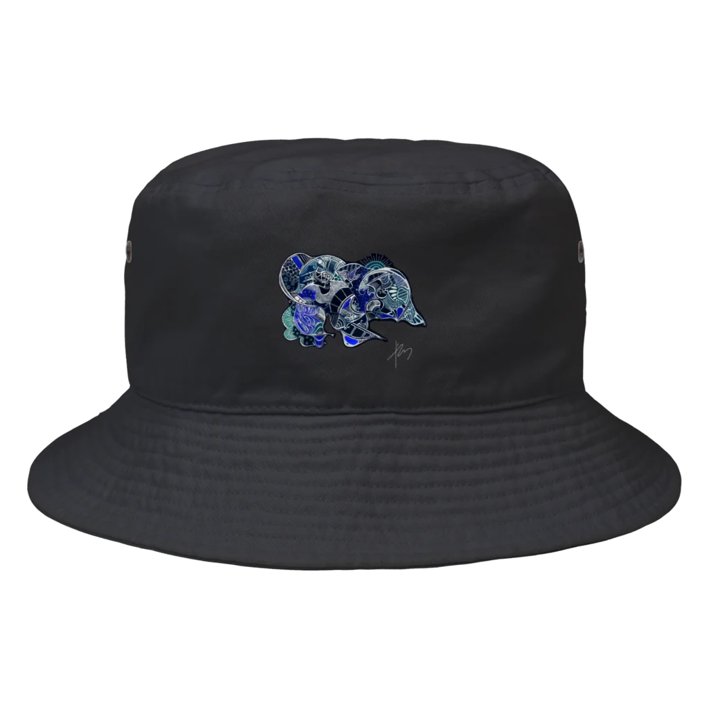 牧 やひろの暗転 鶏土竜 Bucket Hat