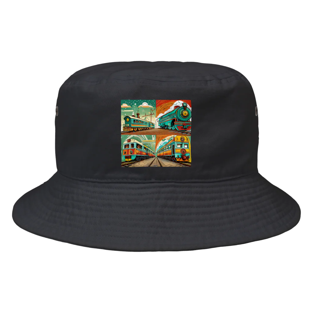 のんびりアート工房のレトロファッション Bucket Hat