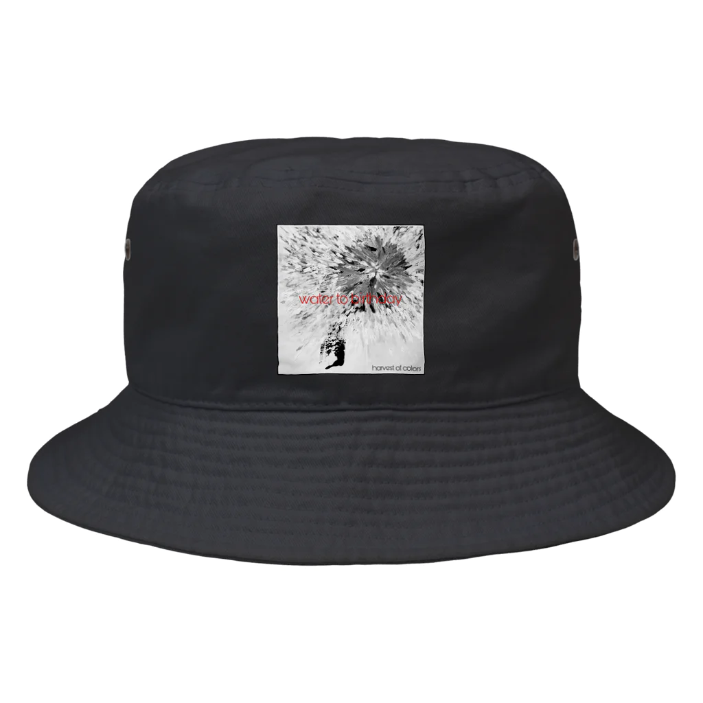 water to birthday のharvest of colors mono バケハ Bucket Hat