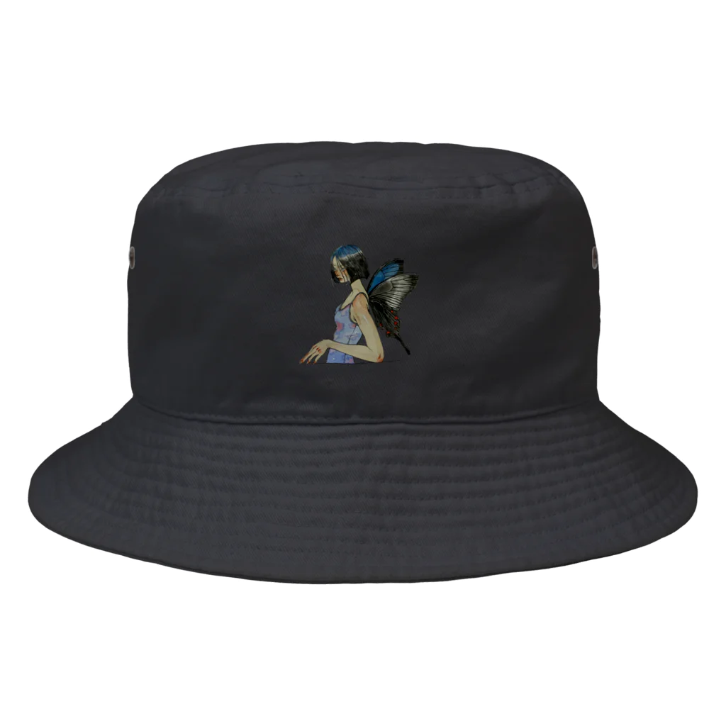 KushaMiのカラスアゲハ Bucket Hat