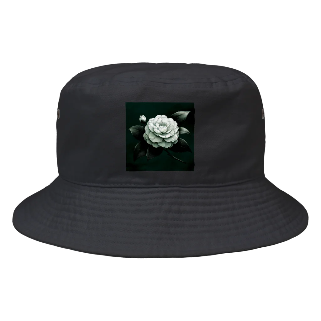 bycatの椿一輪 Bucket Hat