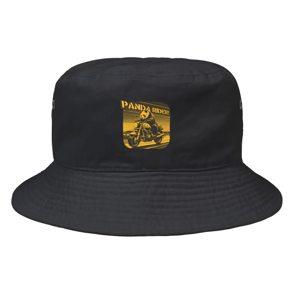 kazu_gのパンダライダー!(イエロー) Bucket Hat