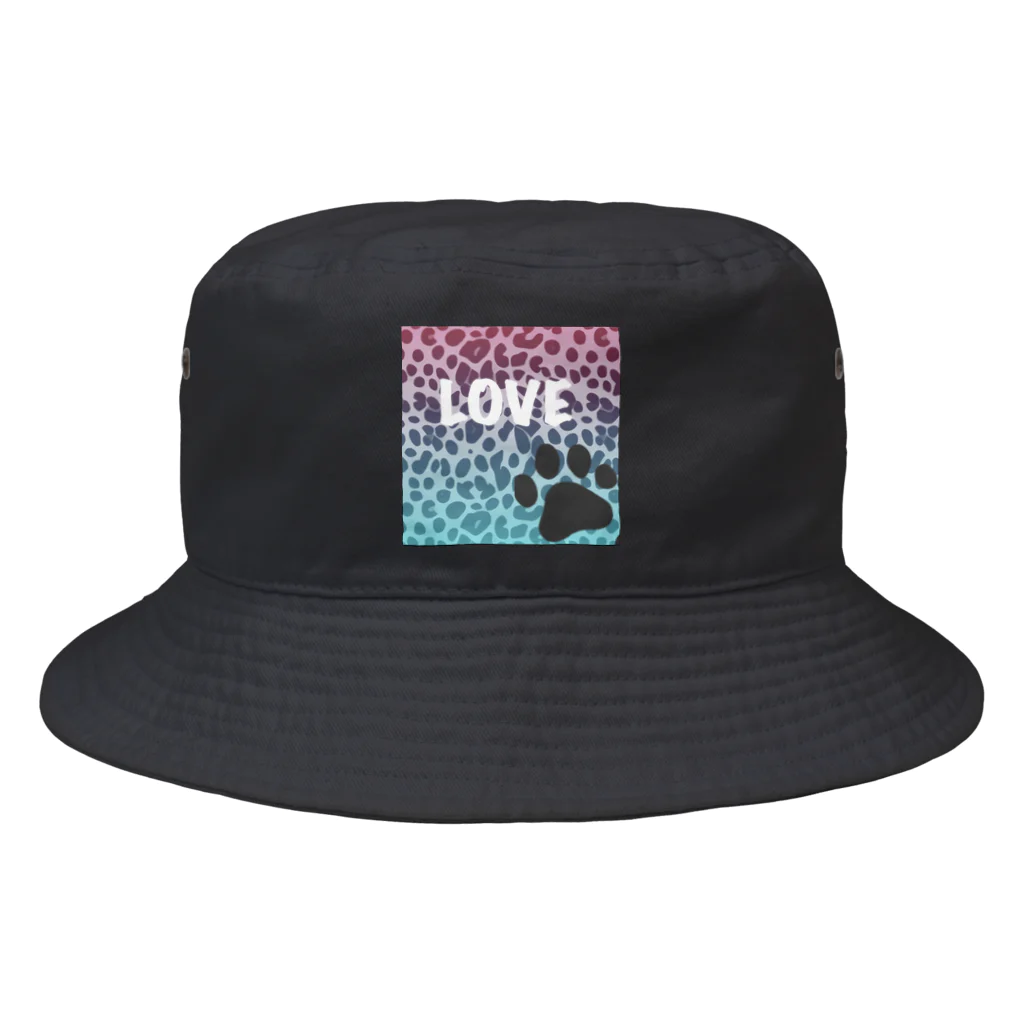 Porte de  bonheur  〜幸せの扉〜の豹柄LOVE🐾シリーズ Bucket Hat