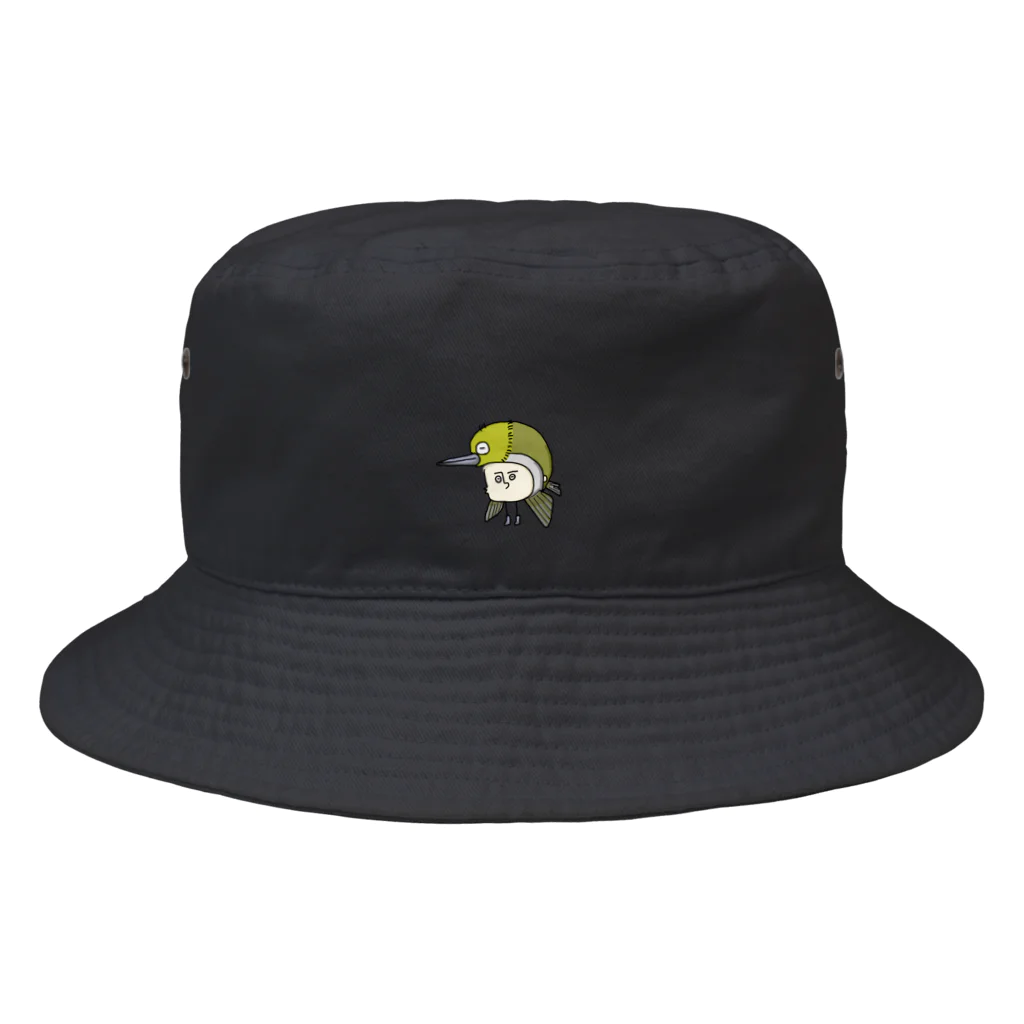 こっぺやんきーのメジロパン Bucket Hat