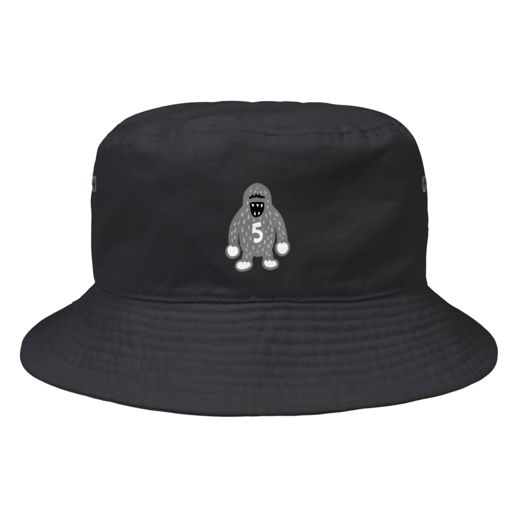 ゴルフバカイラストレーター野村タケオのNOM SHOPのシバヲ　モノクロウェア Bucket Hat