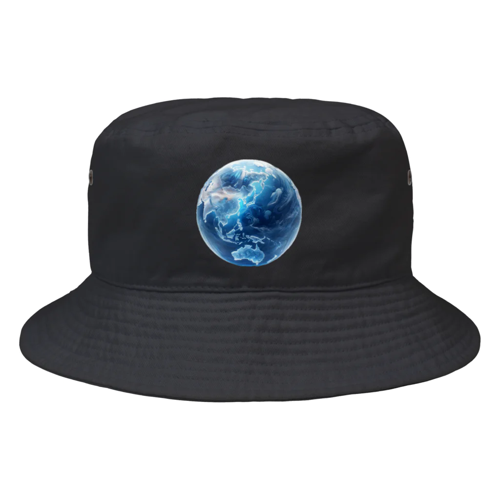 Ryoukaの地球_ガラス玉 Bucket Hat