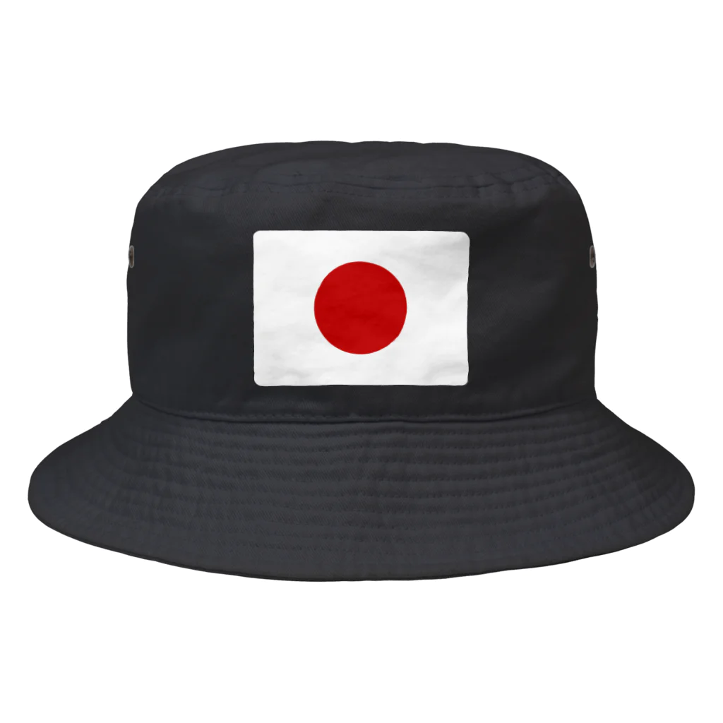 お絵かき屋さんの日本の国旗 Bucket Hat