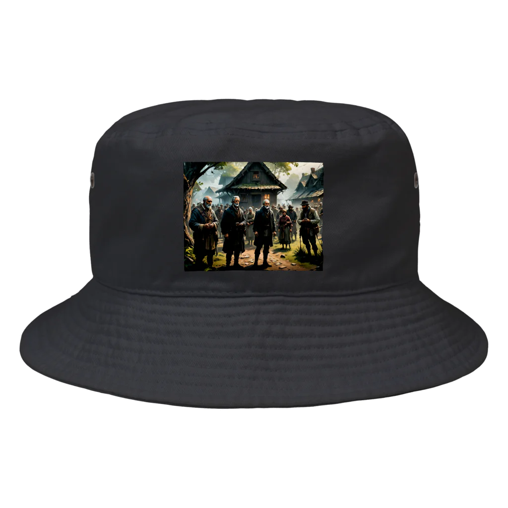 studio eizoの村人がミリタリーファッションに変身！ Bucket Hat