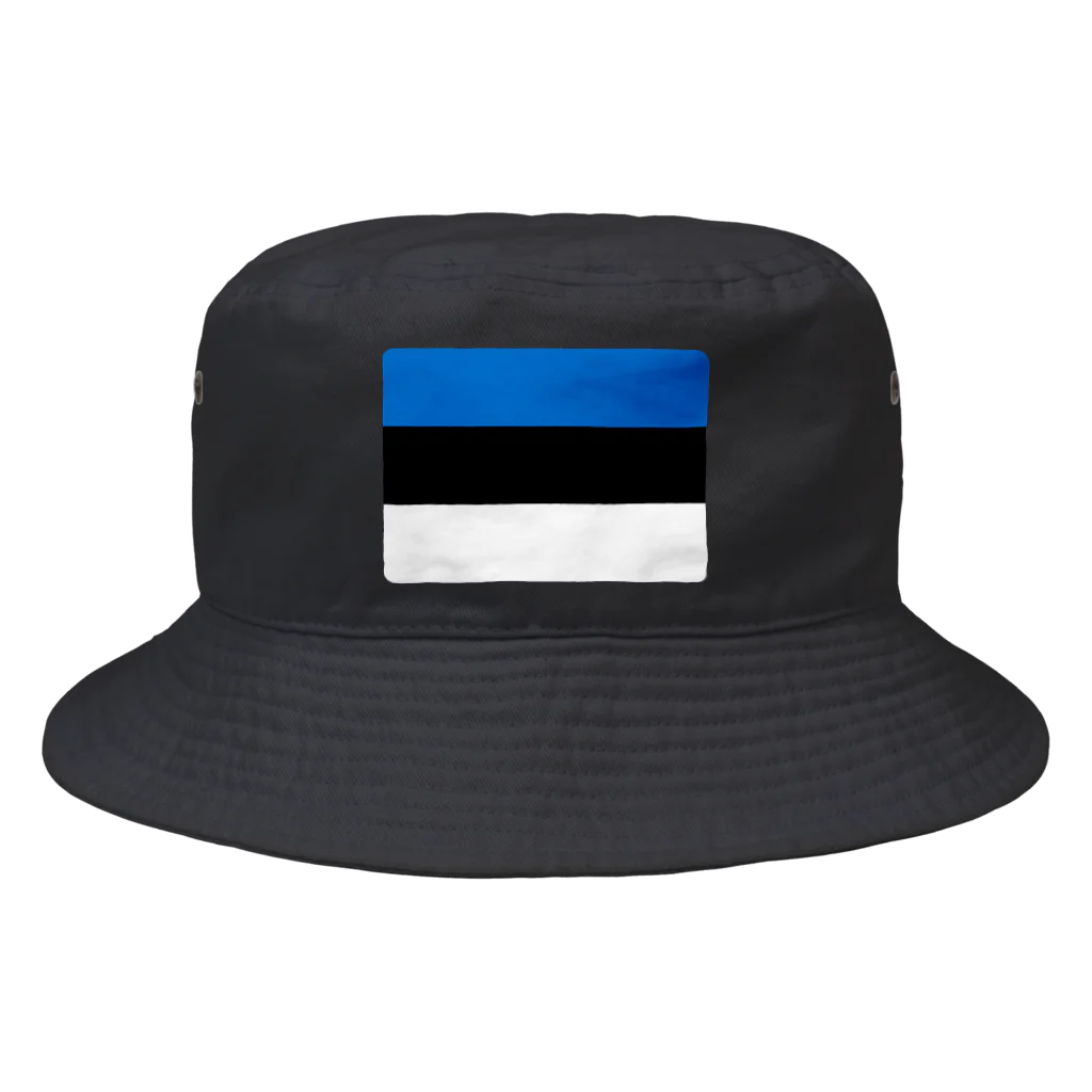 お絵かき屋さんのエストニアの国旗 Bucket Hat
