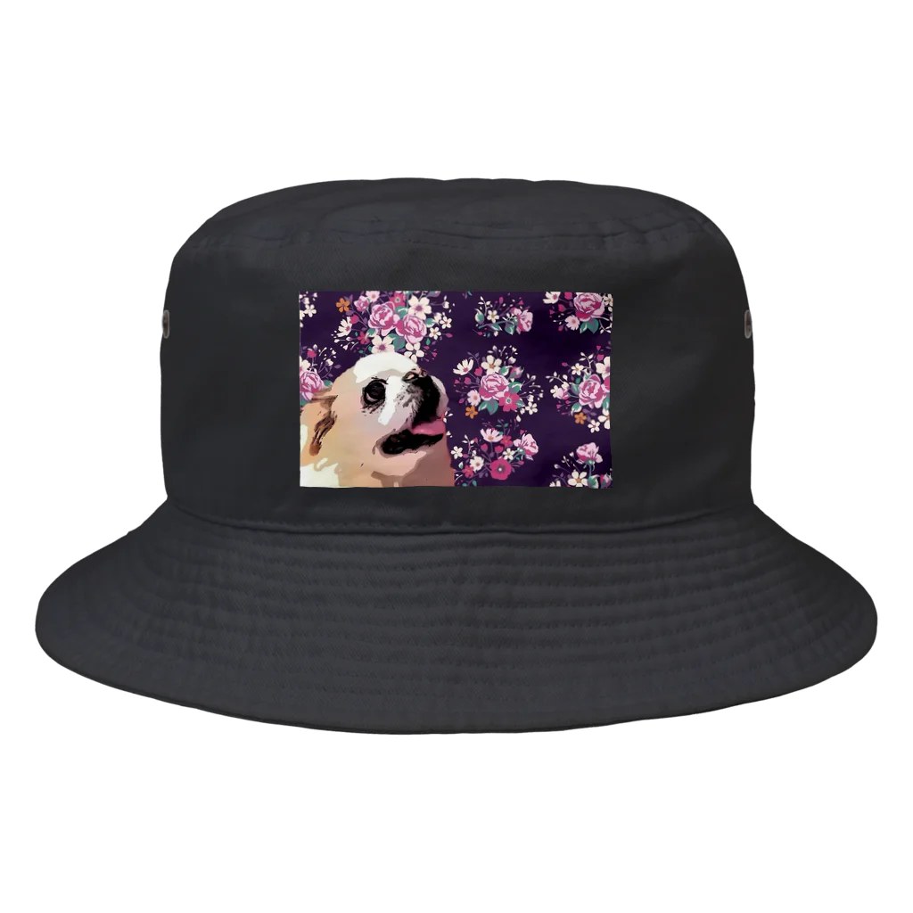 scbb2020の白ペキ 犬 Dog My Love Bucket Hat