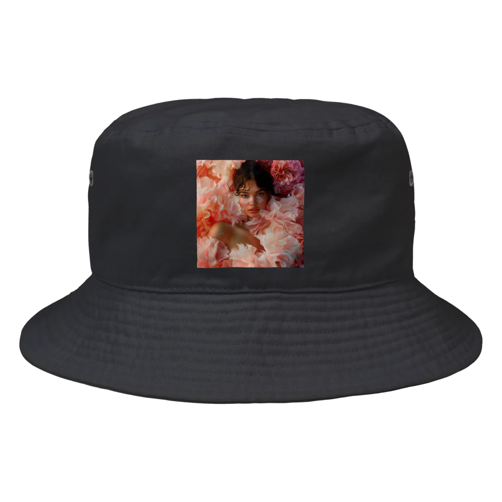 AQUAMETAVERSEのフェイスアート　Tomoe bb 2712 Bucket Hat