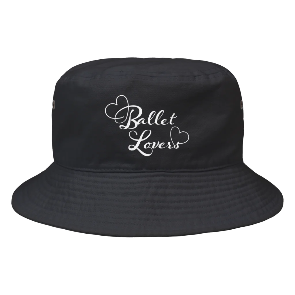 Saori_k_cutpaper_artのBallet Lovers white Bucket Hat