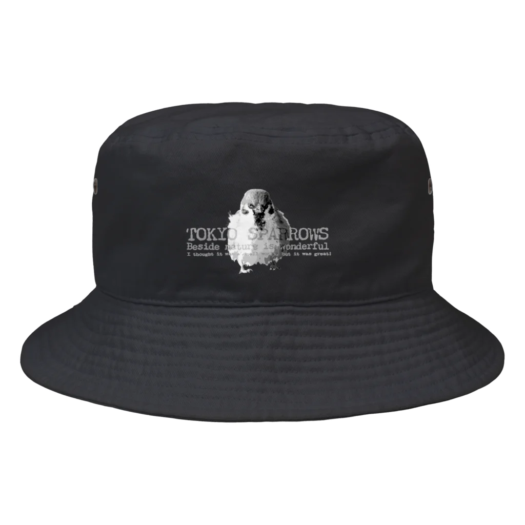 “すずめのおみせ” SUZURI店の東京すずめ Bucket Hat