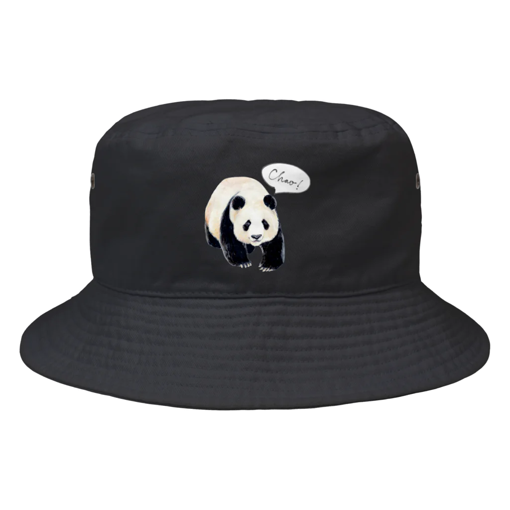 punchenoのおさんぽパンダちゃん Bucket Hat