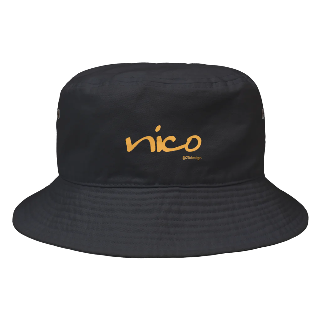 ニコデザインのニコデザイン Bucket Hat