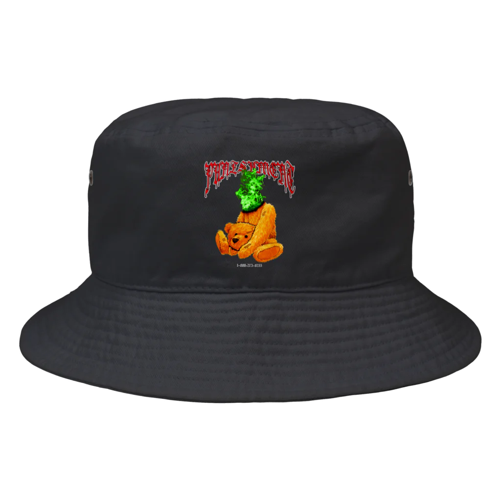 YOUJIN -ART GALLERY-のPUNISHMENT "BEAR" Bucket Hat