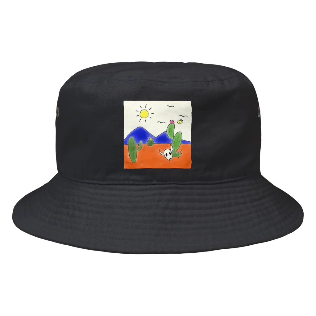 クマバチゴルフ倶楽部のクマバチとメキシカンタイル Bucket Hat