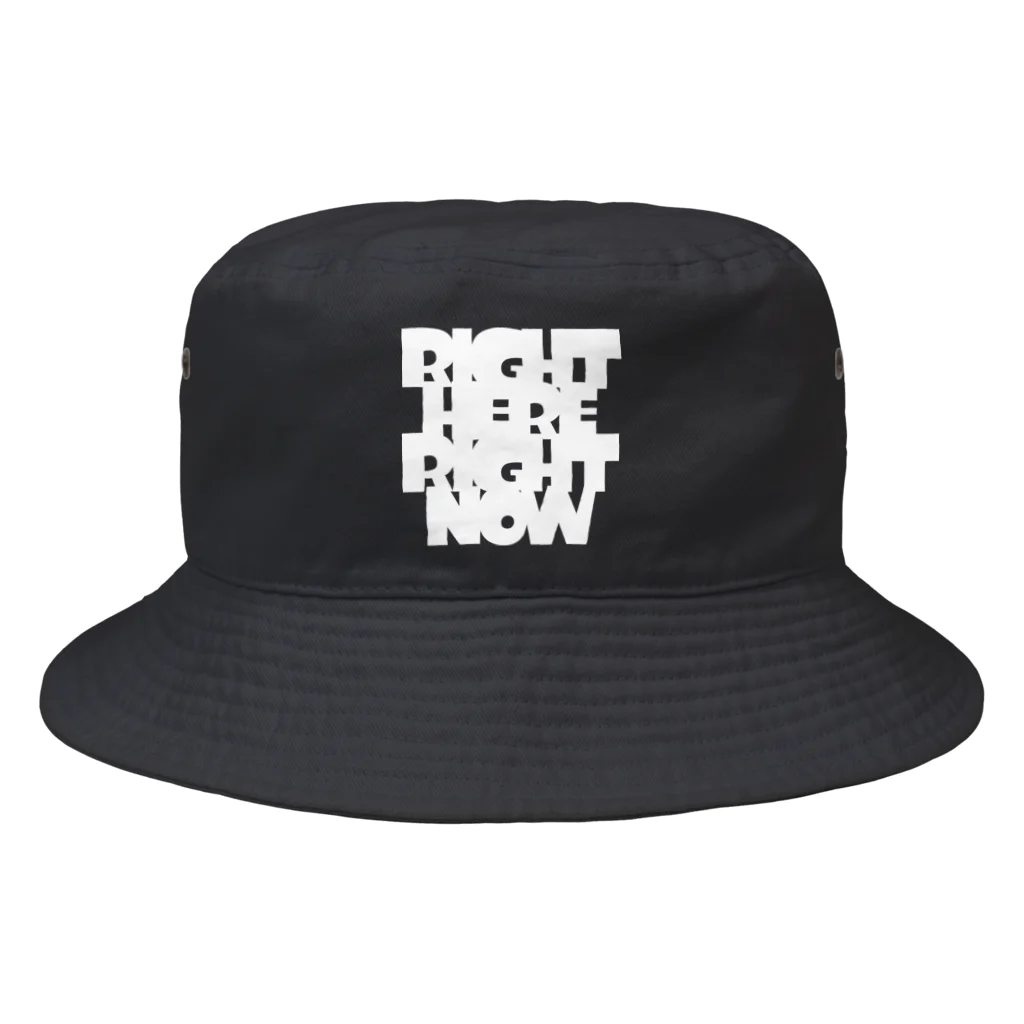 metao dzn【メタヲデザイン】のRight here, Right now.（WH） Bucket Hat