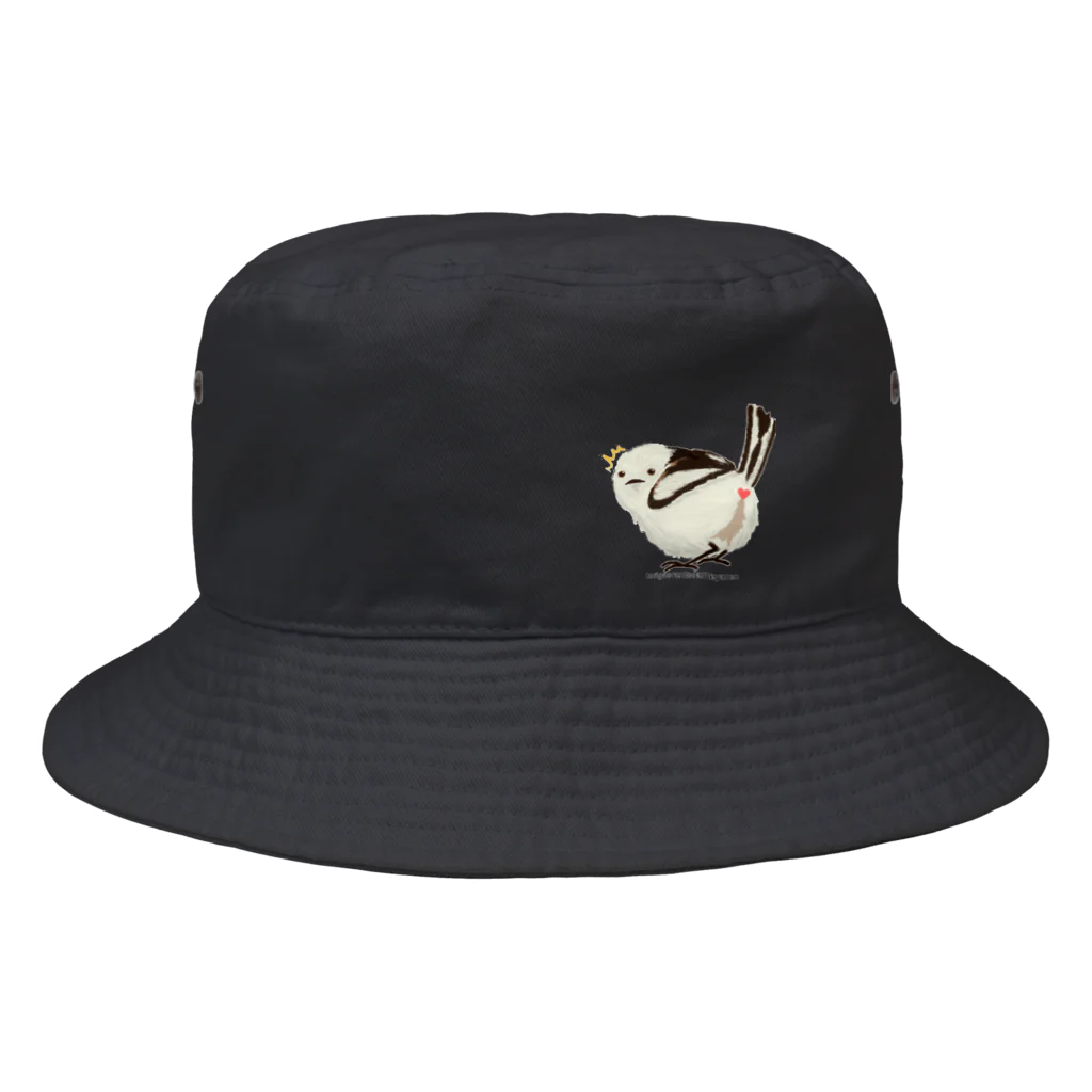 とみゅーのあトリえ。の" dokkiri_shimaenaga " bucket hat バケットハット