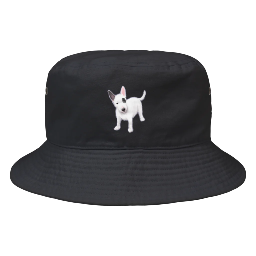 utanogoodsのbull terrier Bucket Hat