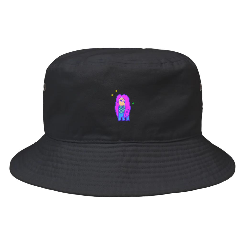 EXCALIBUR SHOPのPIXELアマビエ Bucket Hat