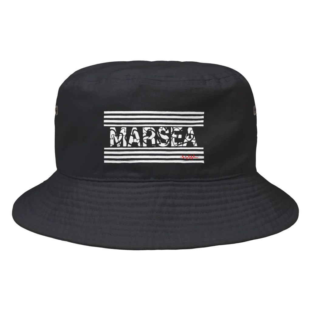 Marsea DesignのMarses-border logo- Bucket Hat