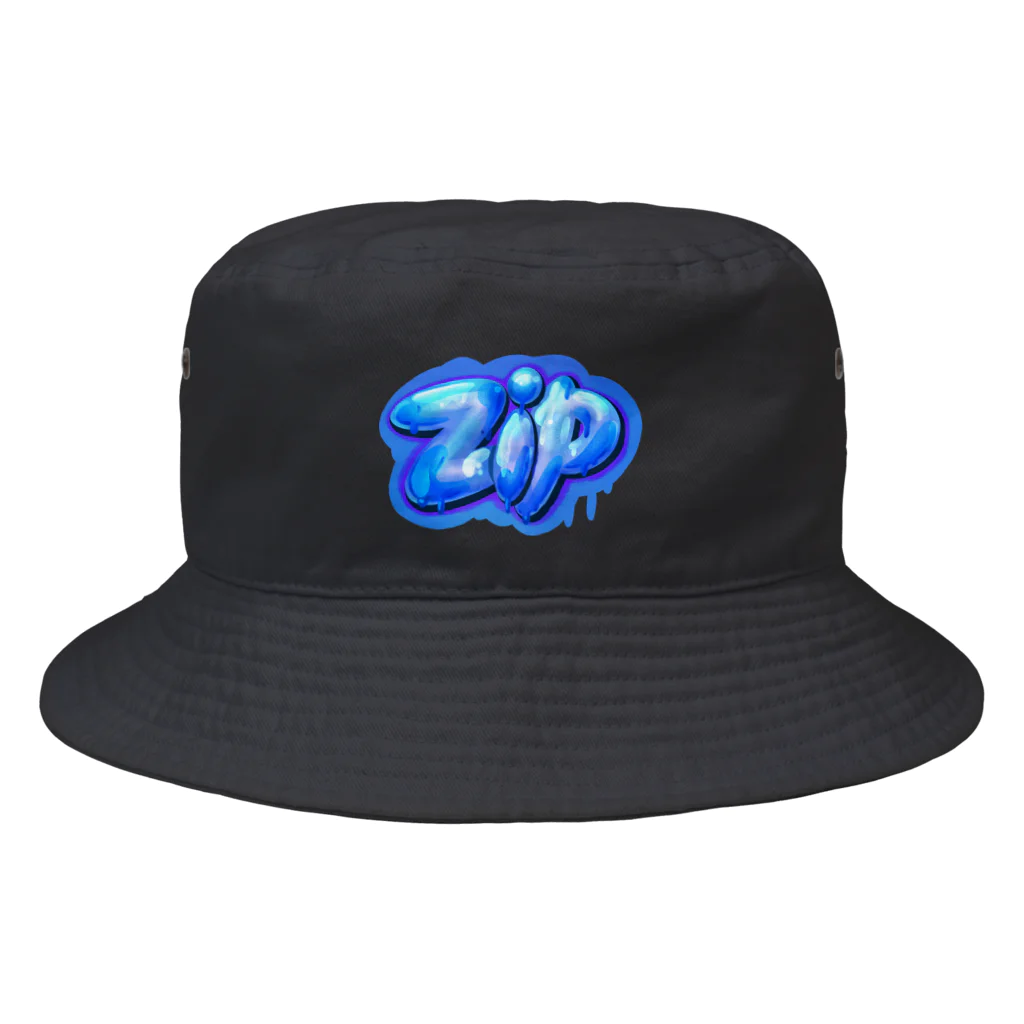 スロータイプ書店 Slowtype Booksのzip ジップ 123 Bucket Hat