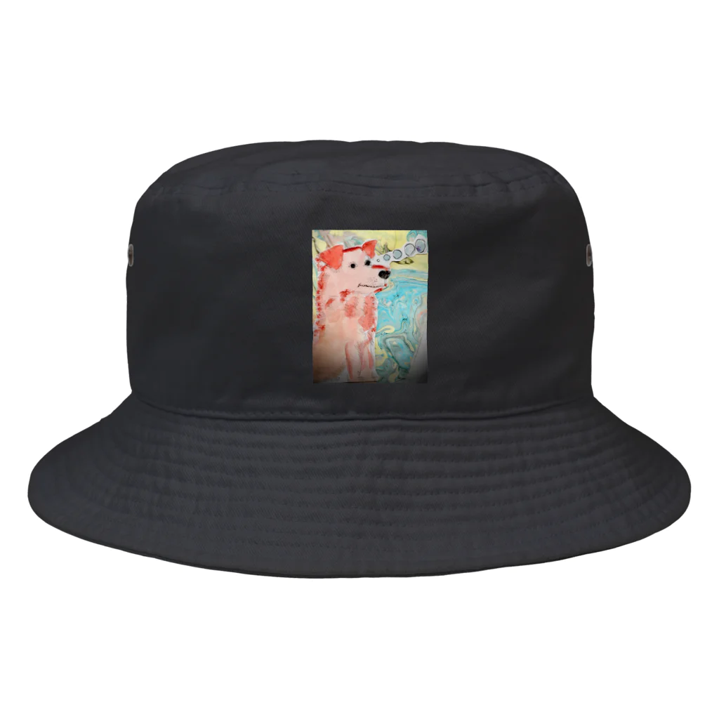 mayu the painterの夢みる雑種犬 Bucket Hat