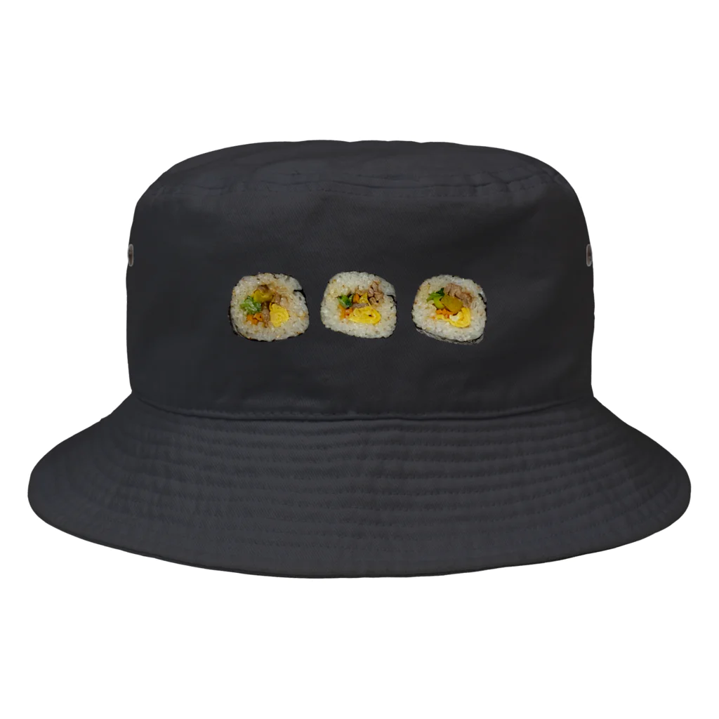 ひみつの山小屋の売店の太巻き Bucket Hat