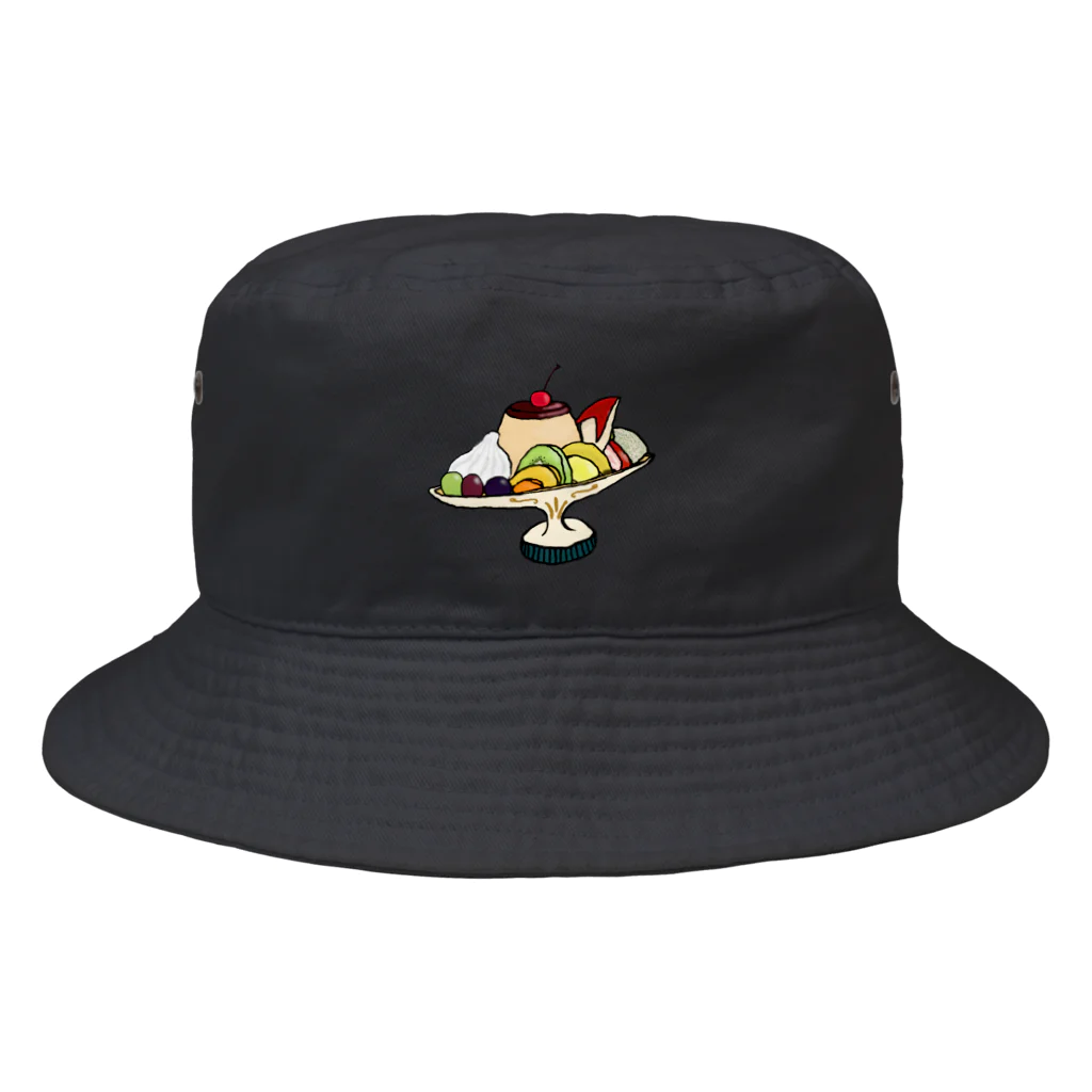 気ままに創作　よろず堂のプリン・ア・ラ・モード　ポップ Bucket Hat