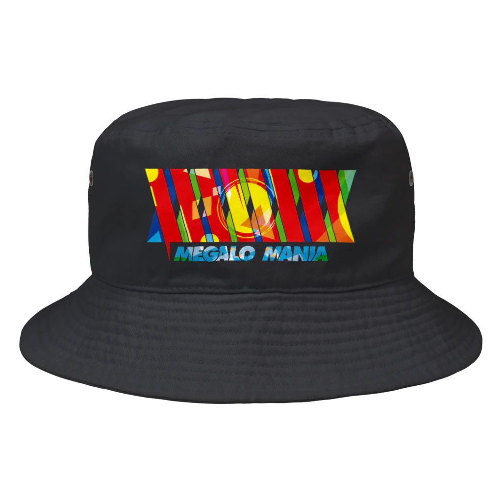 斬る'em ALL/DJつづきともみの【KJデザイン】 MEGALO MANIA-001 #MGLMNA Bucket Hat