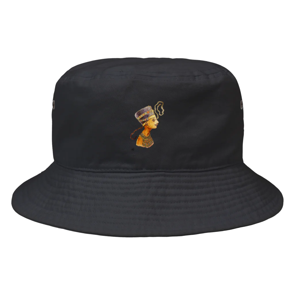 ◁suraimutteeco▷の手書ネフェルティティBKH Bucket Hat