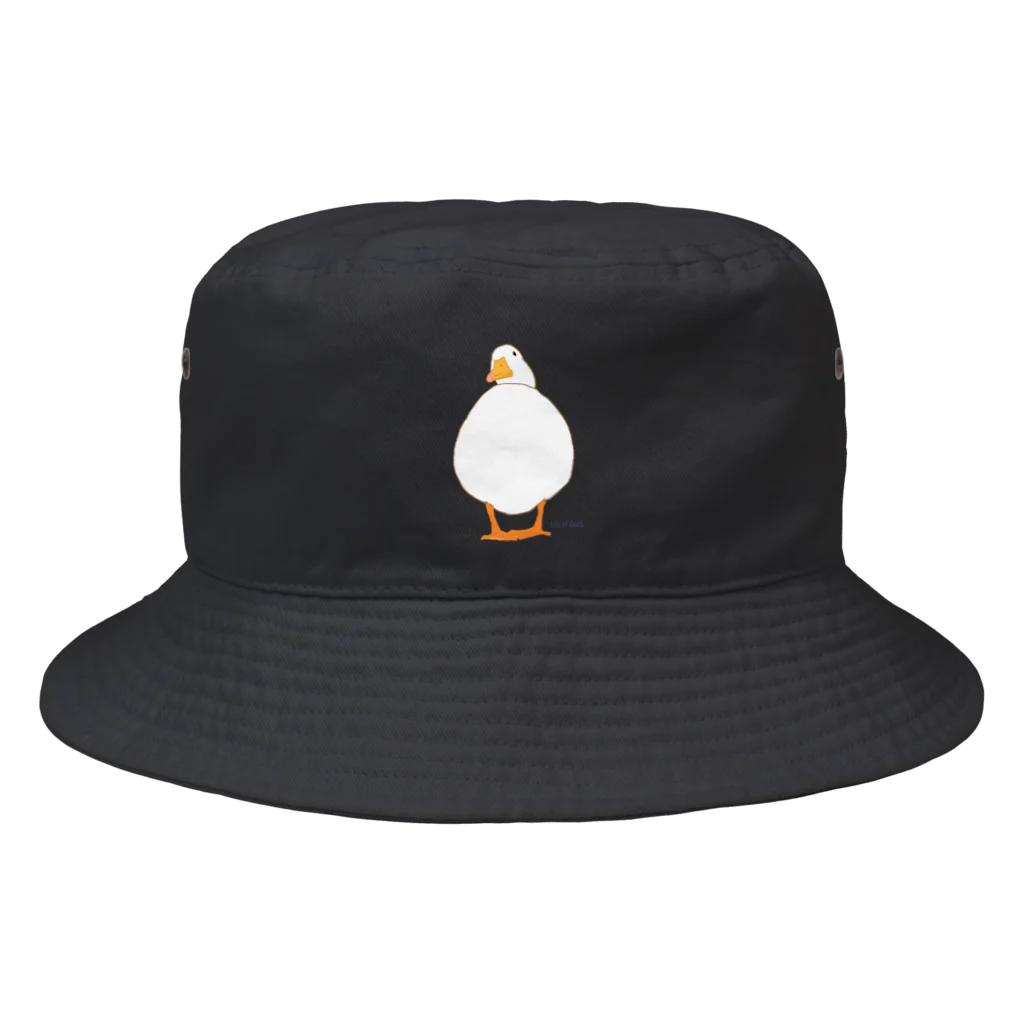 Life of Duck のまるまるアヒルさん Bucket Hat