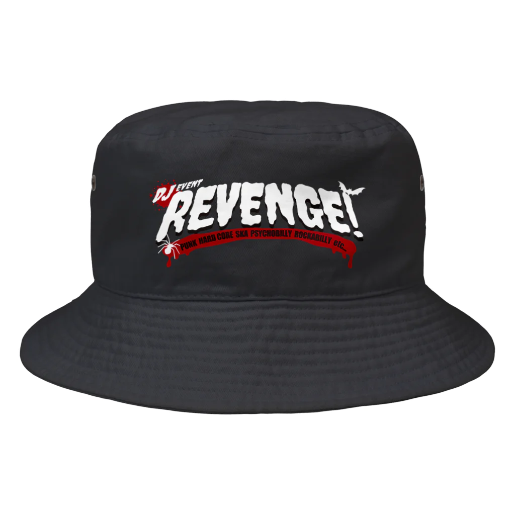 tomikodesign666のREVENGE!白文字 バケットハット