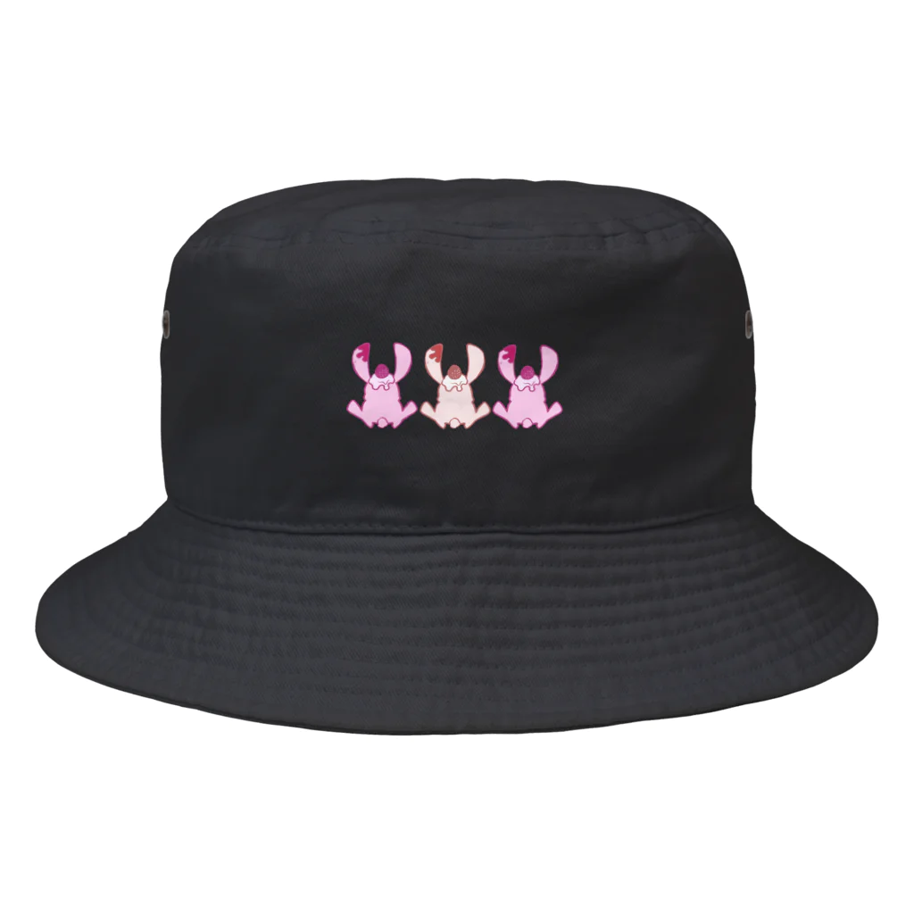 nosukeのLonely rabbit Bucket Hat