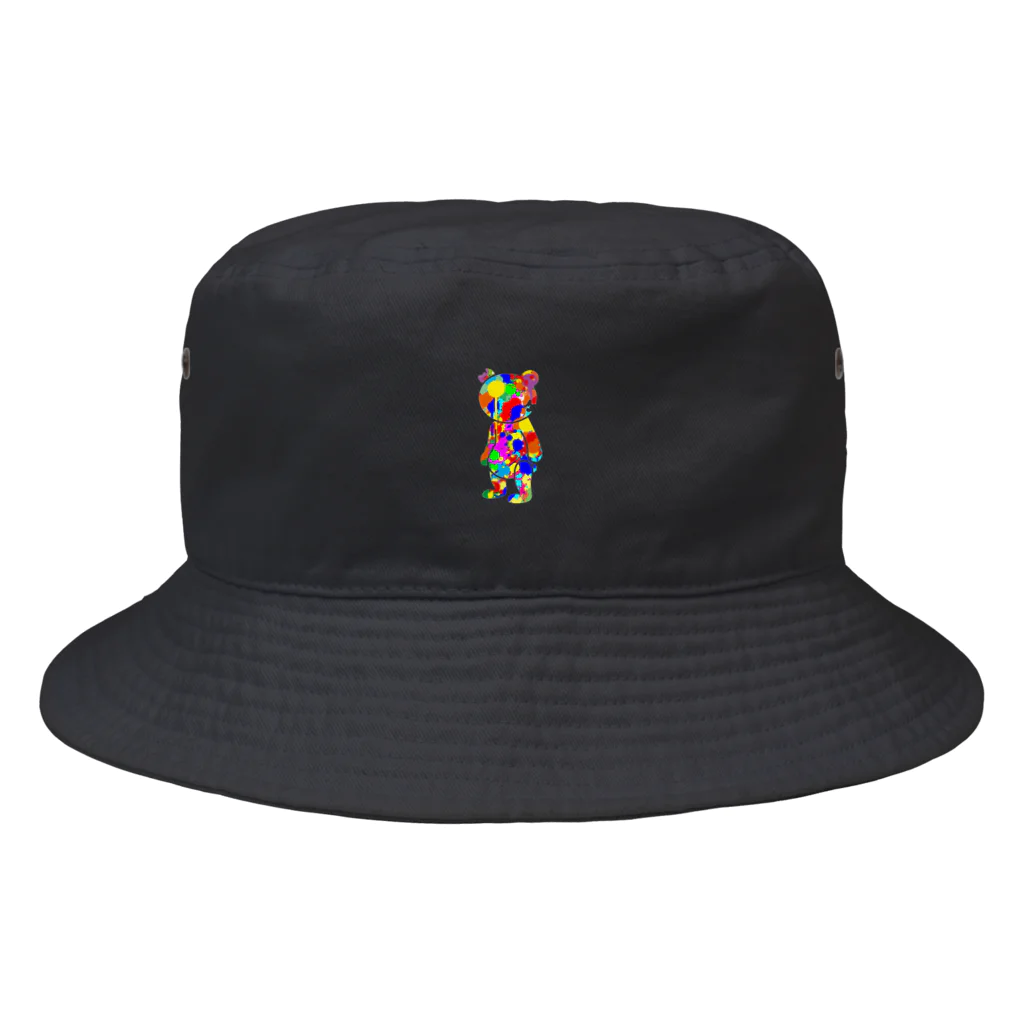 4terra屋のペンキくま Bucket Hat