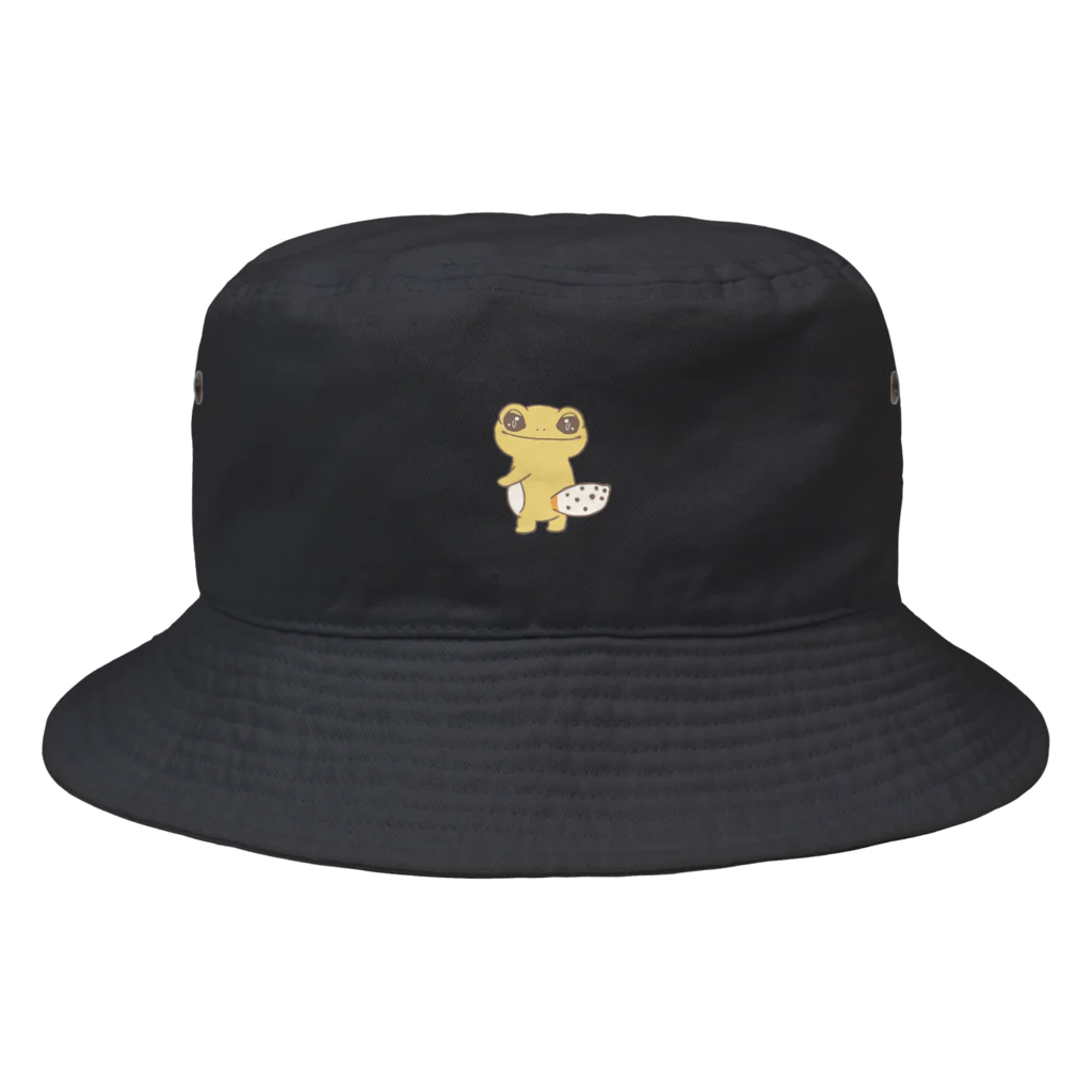 きらきらレオパふれんずのsimple ワンポイント きらきらレオパふれんず kirakiraleopa Bucket Hat