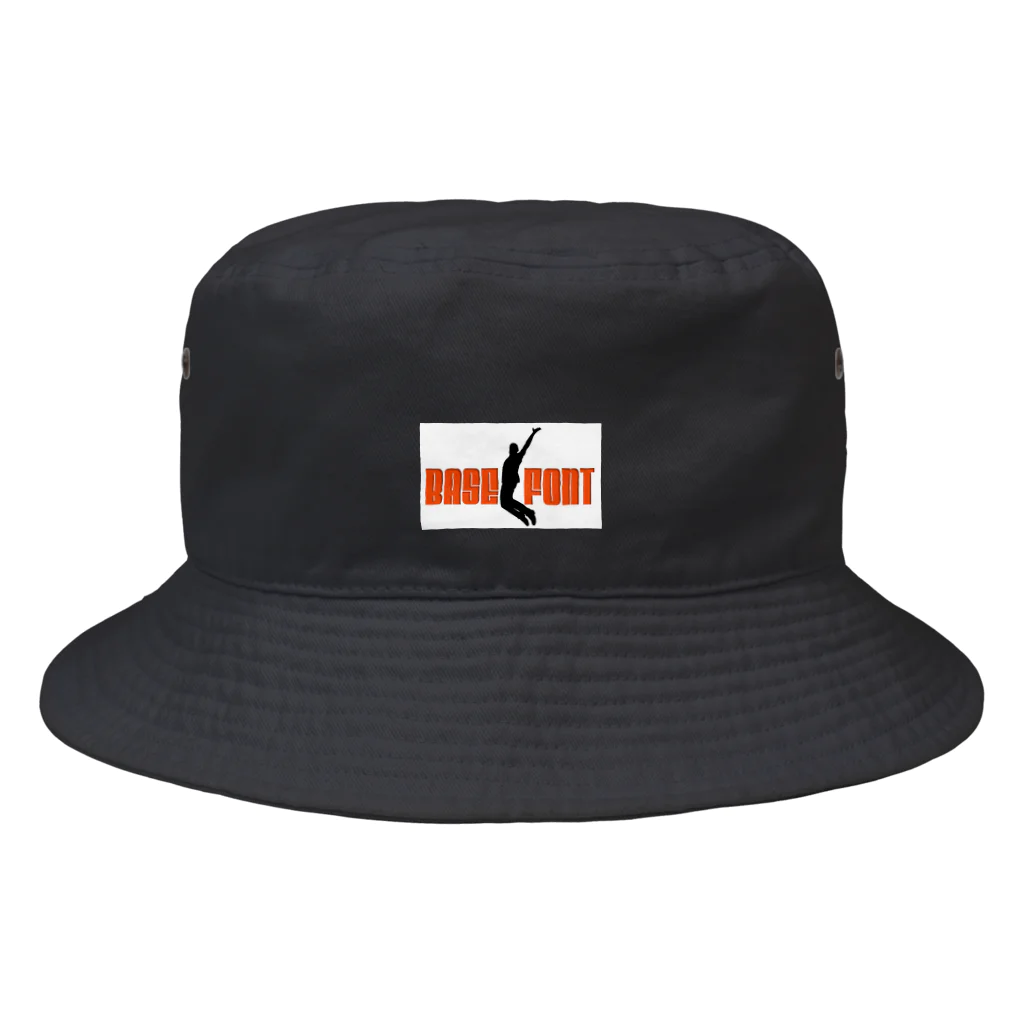 MOTCOM Winkel+のBASEFONT-JUMPER Bucket Hat