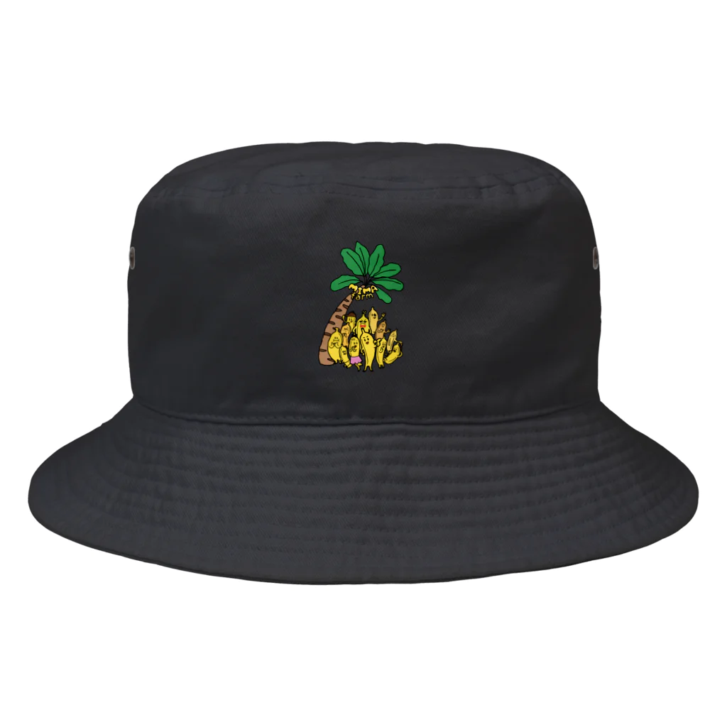 MIMA farmのバナナくんファミリー Bucket Hat