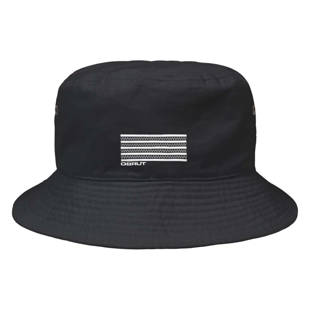 4UTOGEEKのTURBO (White logo) Bucket Hat