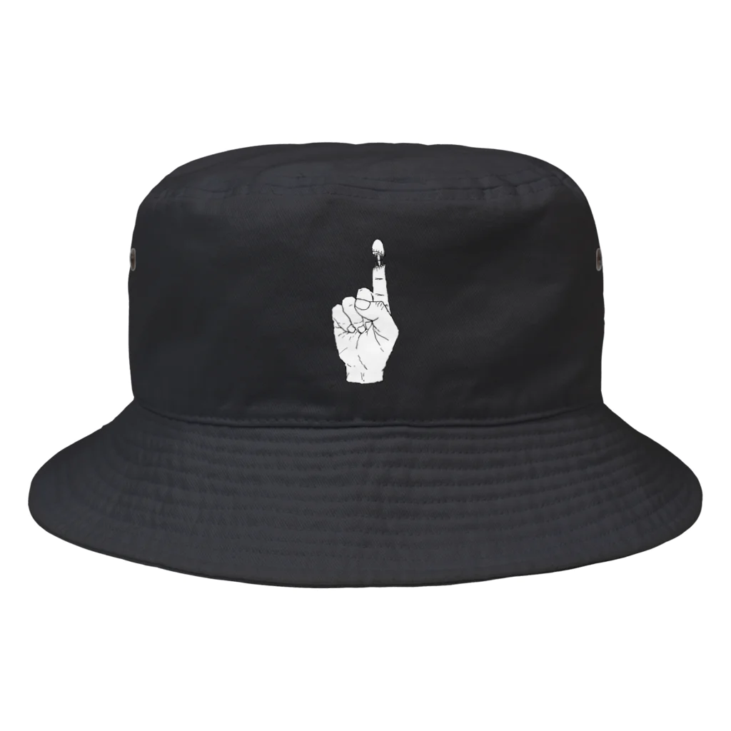 aaaaiWORKSのおみせの右手人差指神経断裂しました Bucket Hat