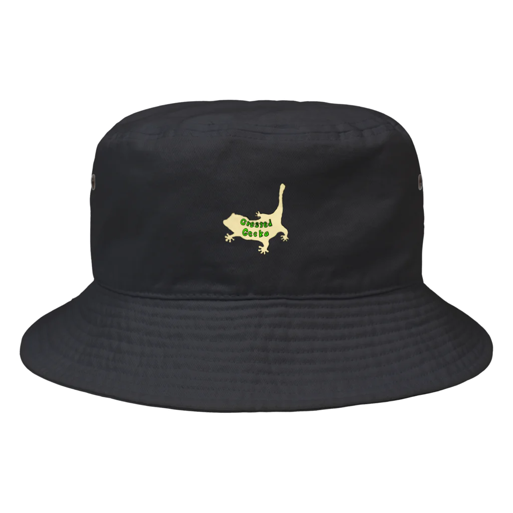 okmfamilyのクレステッドゲッコー“Crested Gecko” Bucket Hat