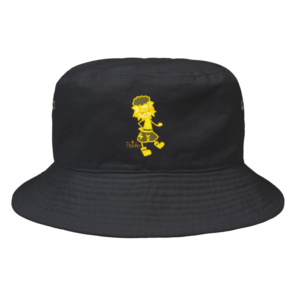 ウサネコのウェザーず＊カミナリくん Bucket Hat